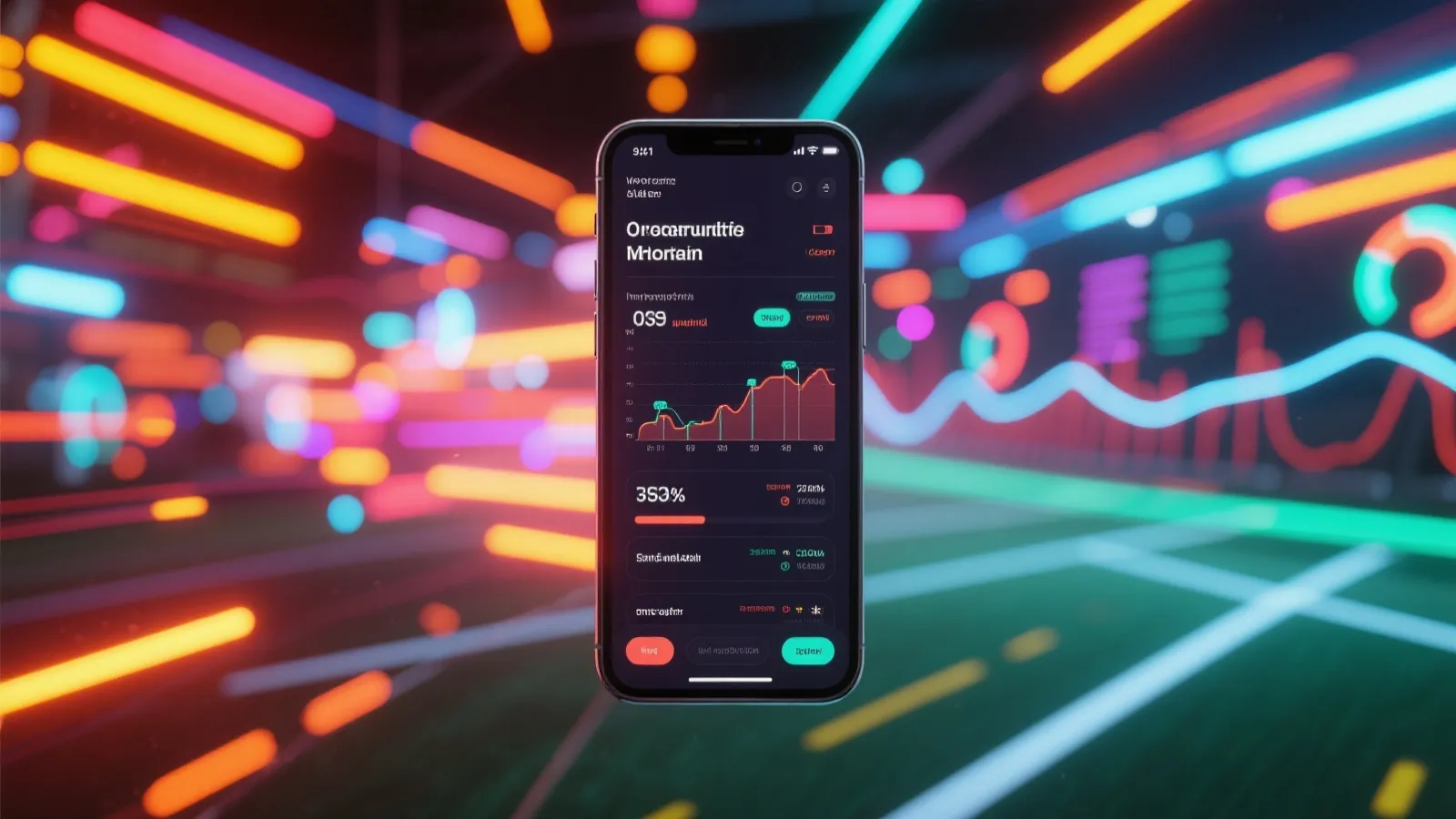 虚拟篮球APP视觉展示