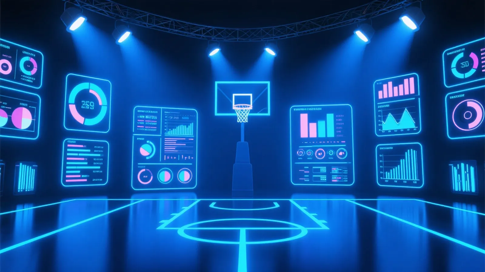 虚拟篮球数据化体验